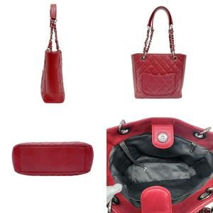 Chanel PST Skin Shoulder Bag Red Caviar